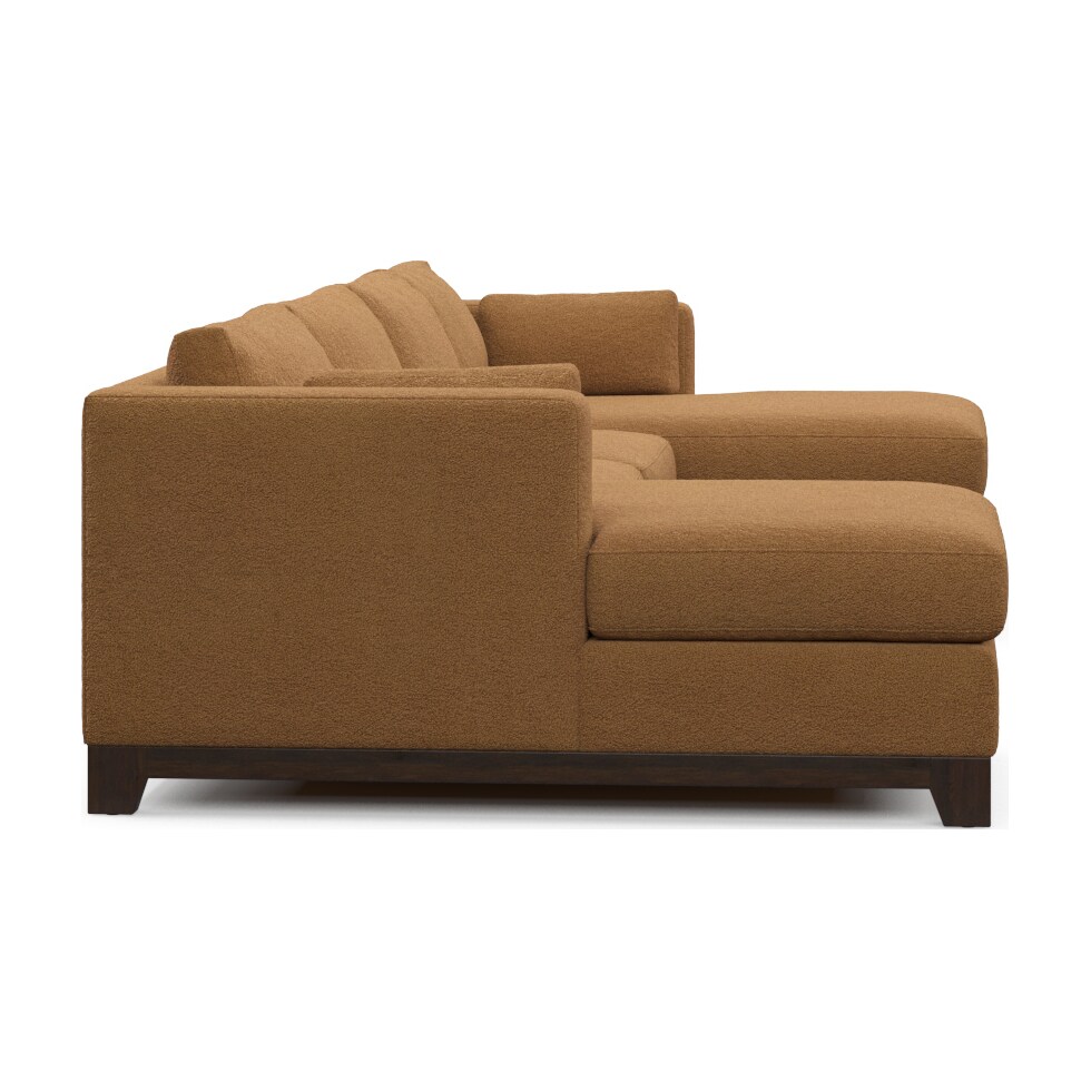 brentwood light brown sectional   