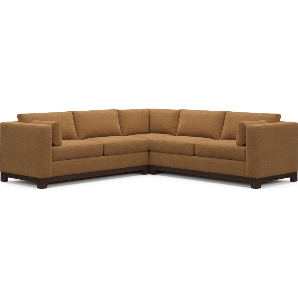 brentwood light brown sectional   