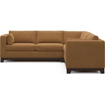brentwood light brown sectional   
