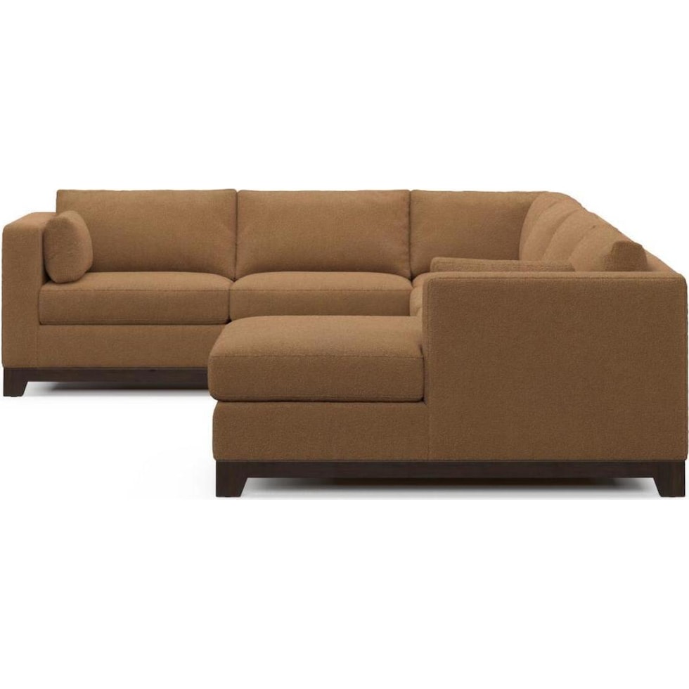 brentwood light brown sectional   