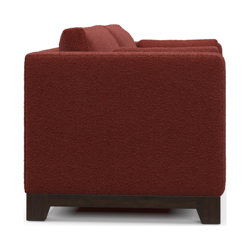 brentwood red sofa   