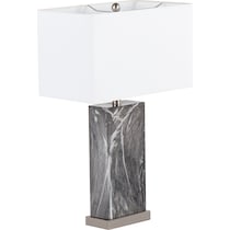 breslin black white table lamp   