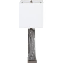 breslin black white table lamp   