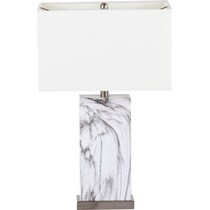 breslin white table lamp   