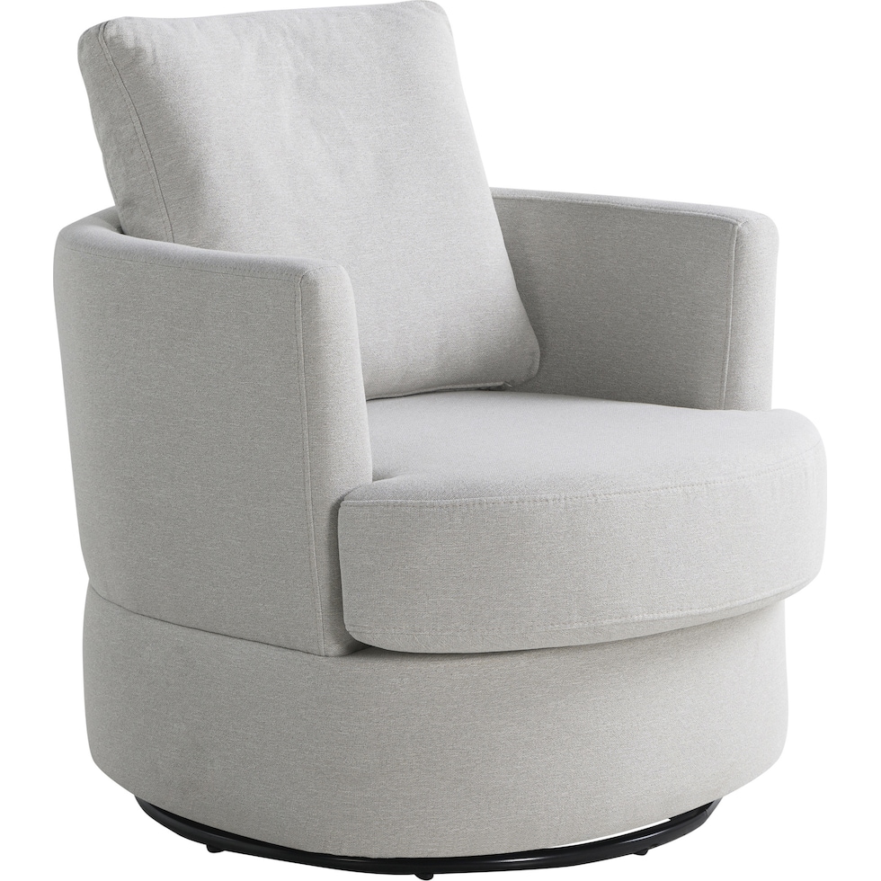 bresslyn white swivel chair   