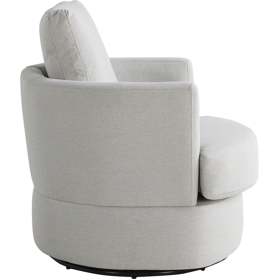 bresslyn white swivel chair   