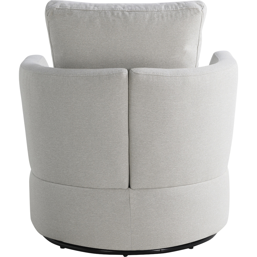 bresslyn white swivel chair   