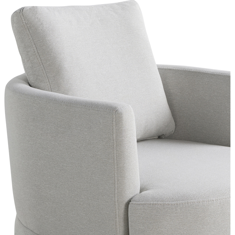 bresslyn white swivel chair   