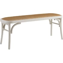 breton white bench   