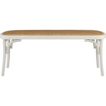 breton white bench   