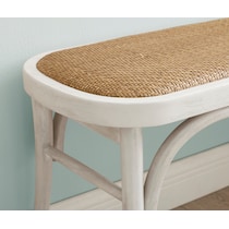 breton white bench   