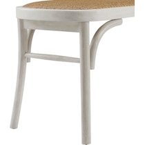 breton white bench   