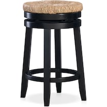 bretton black counter height stool   