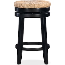 bretton black counter height stool   