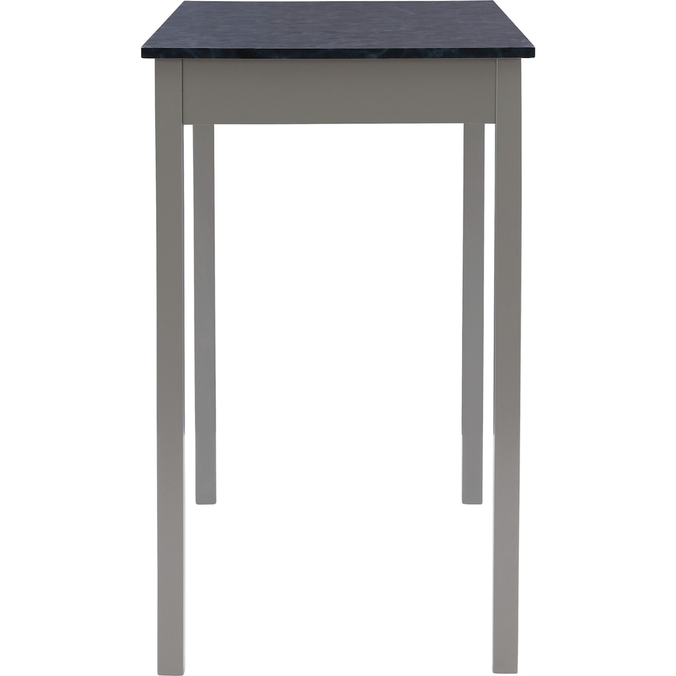 brewer gray  pc counter height dining room   