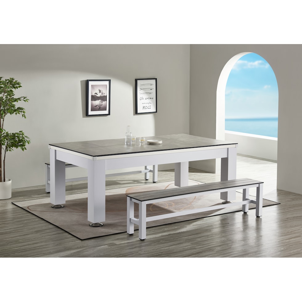 brex white gaming table   