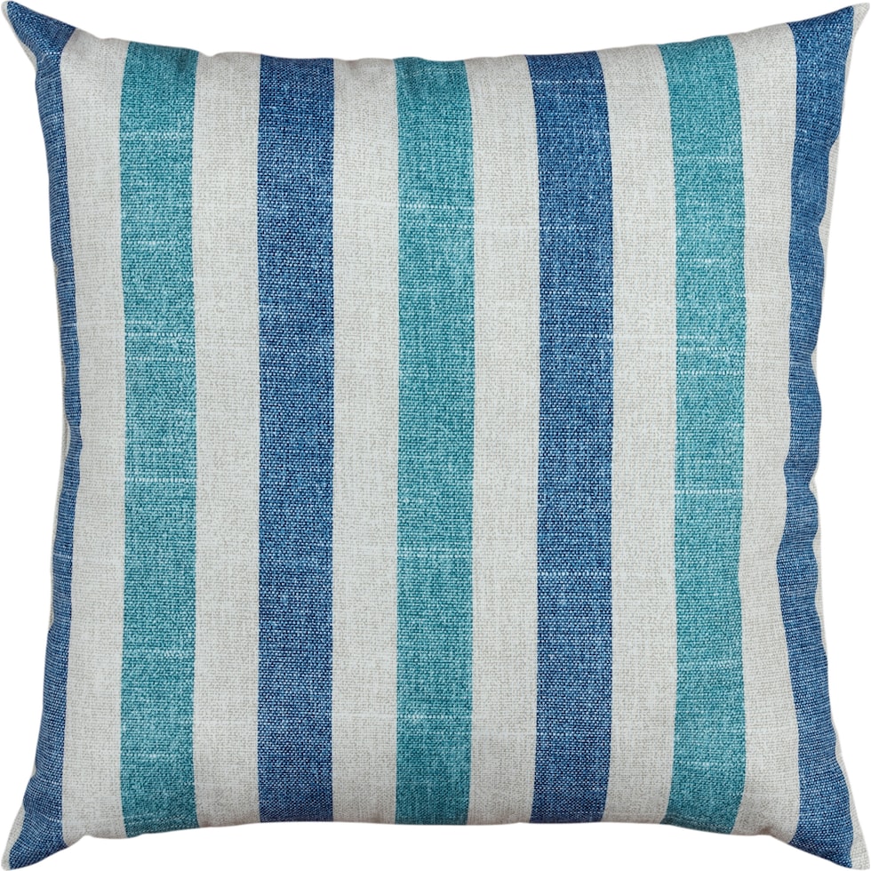 bria blue outdoor accent pillow   