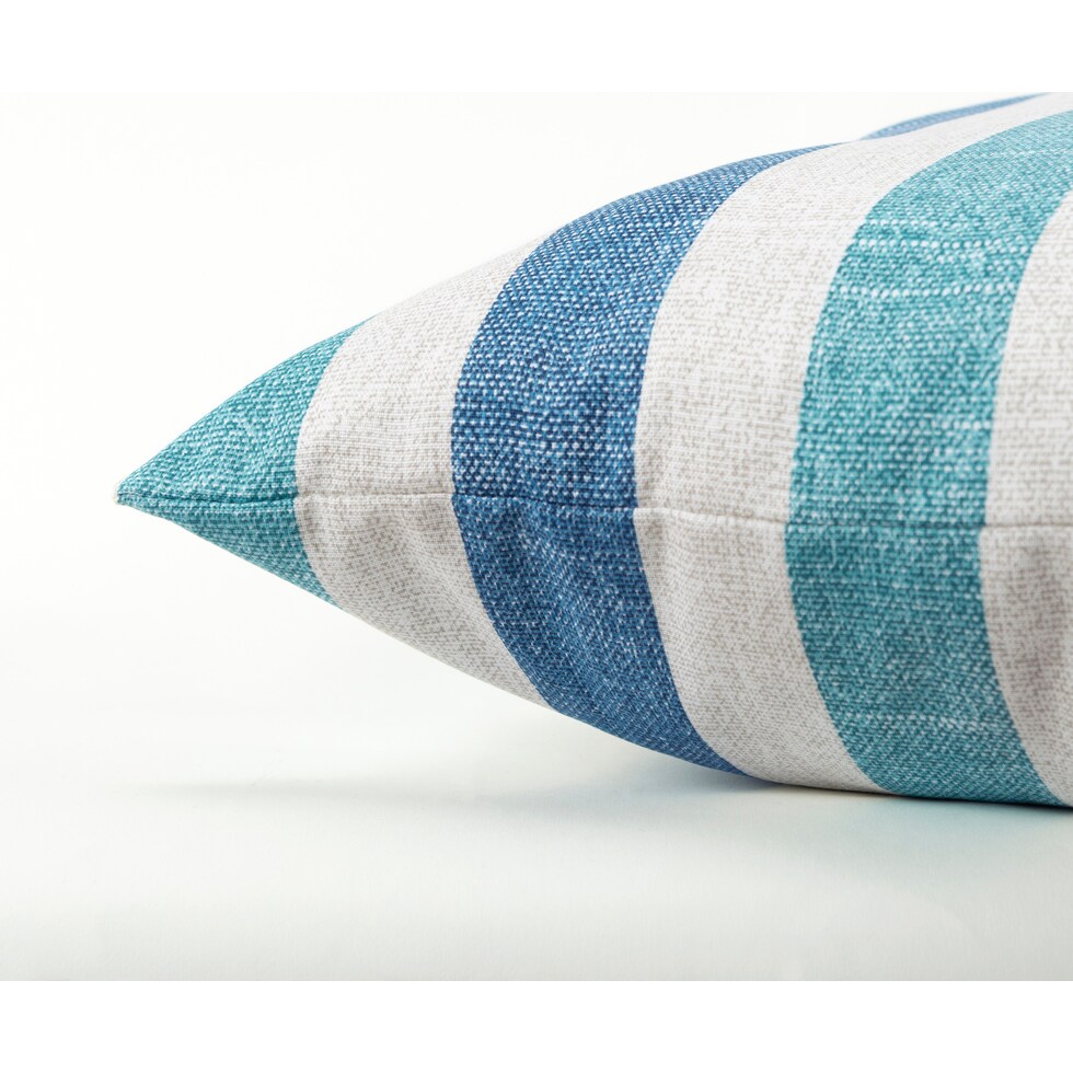 bria blue outdoor accent pillow   