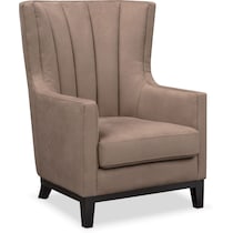 brianna light brown accent chair   