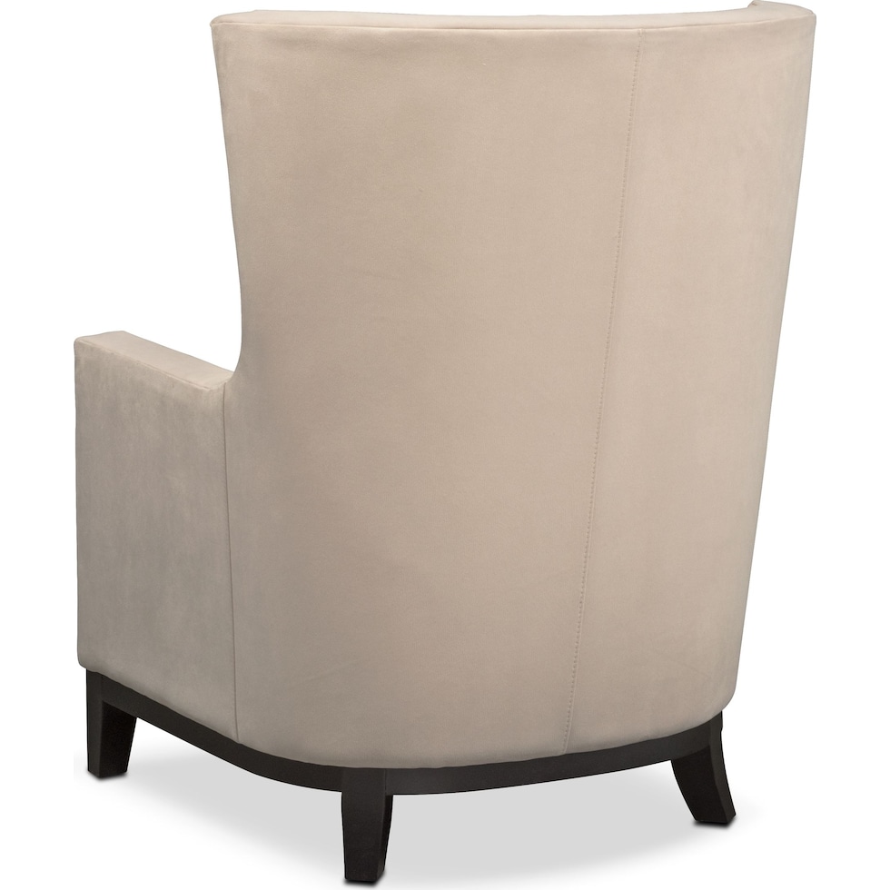 brianna white accent chair   