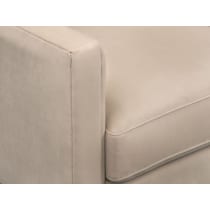 brianna white accent chair   
