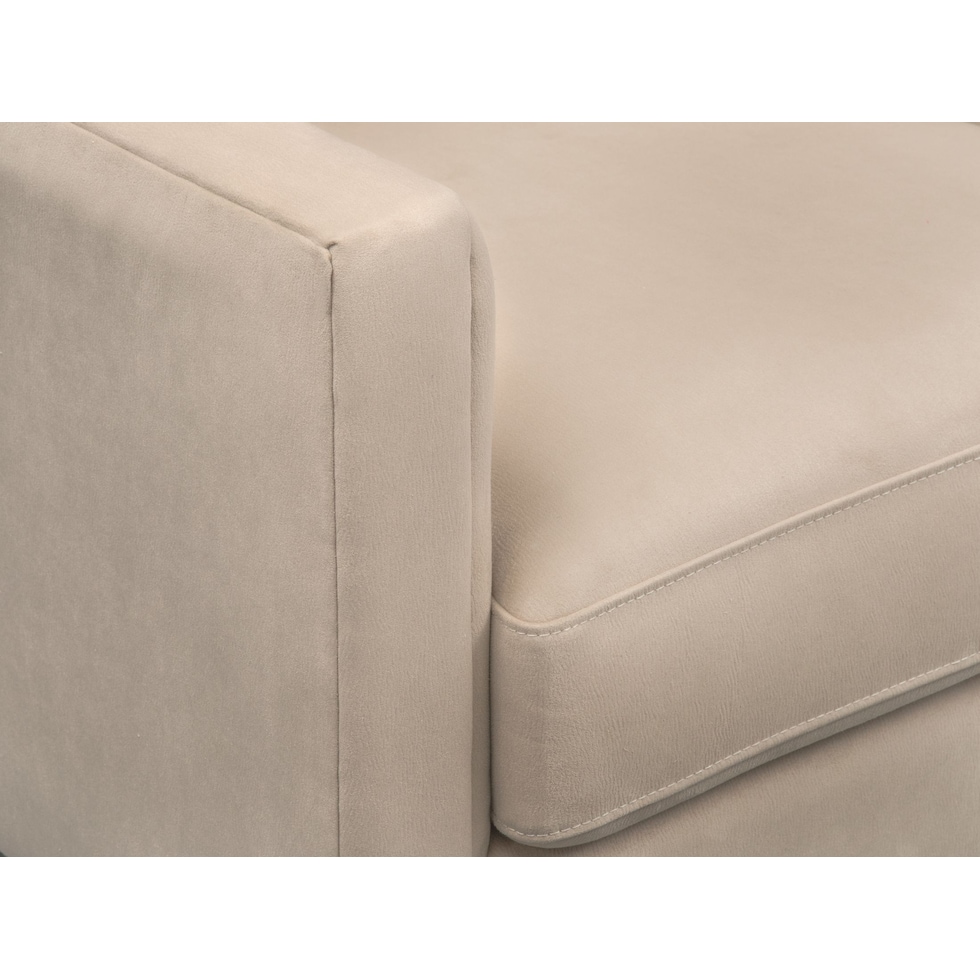 brianna white accent chair   
