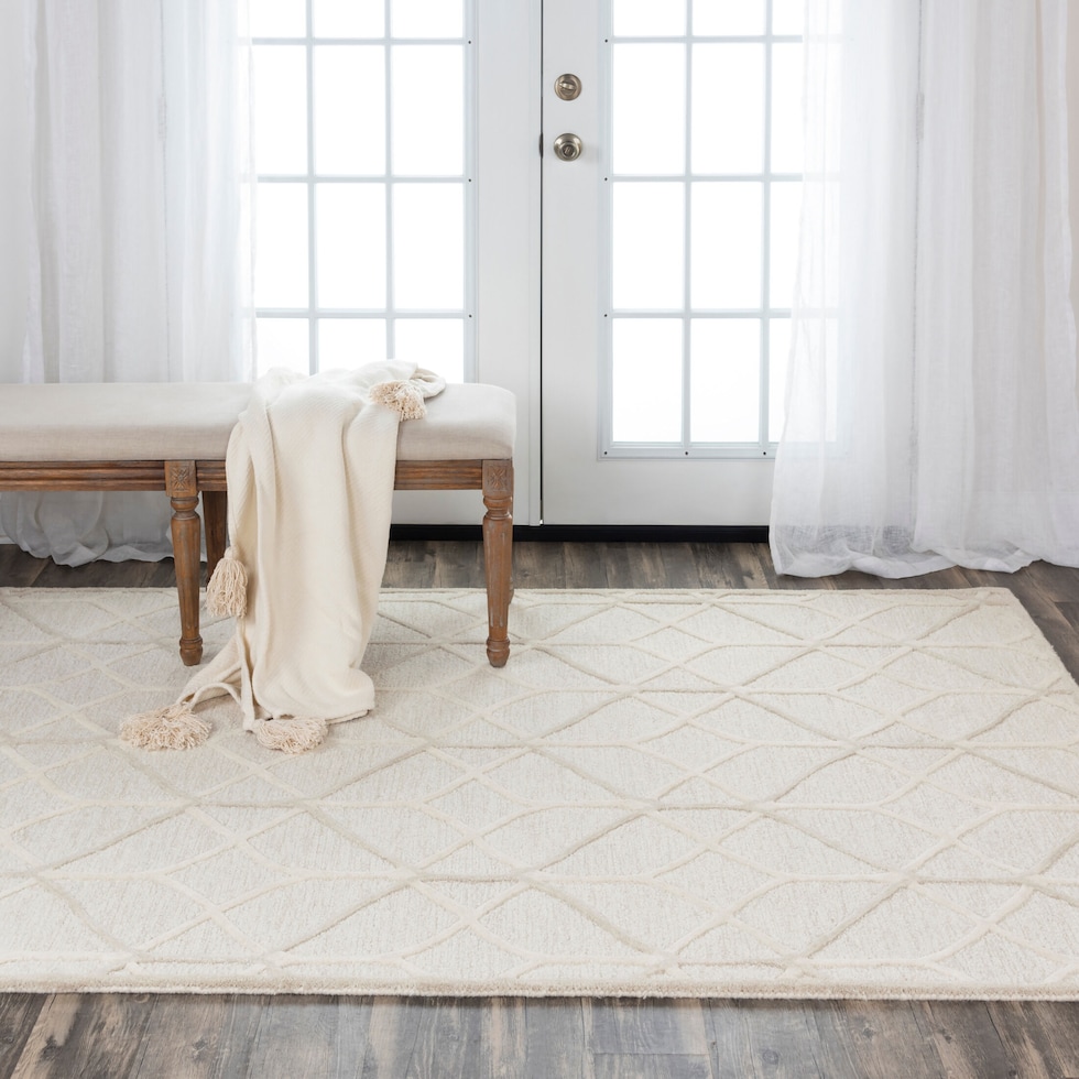 briar white area rug  x    