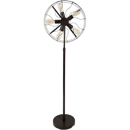 Briarcliff Antique Fan Floor Lamp