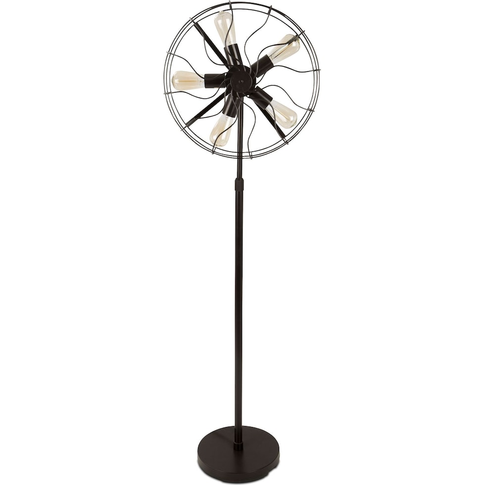 briarcliff black floor lamp   
