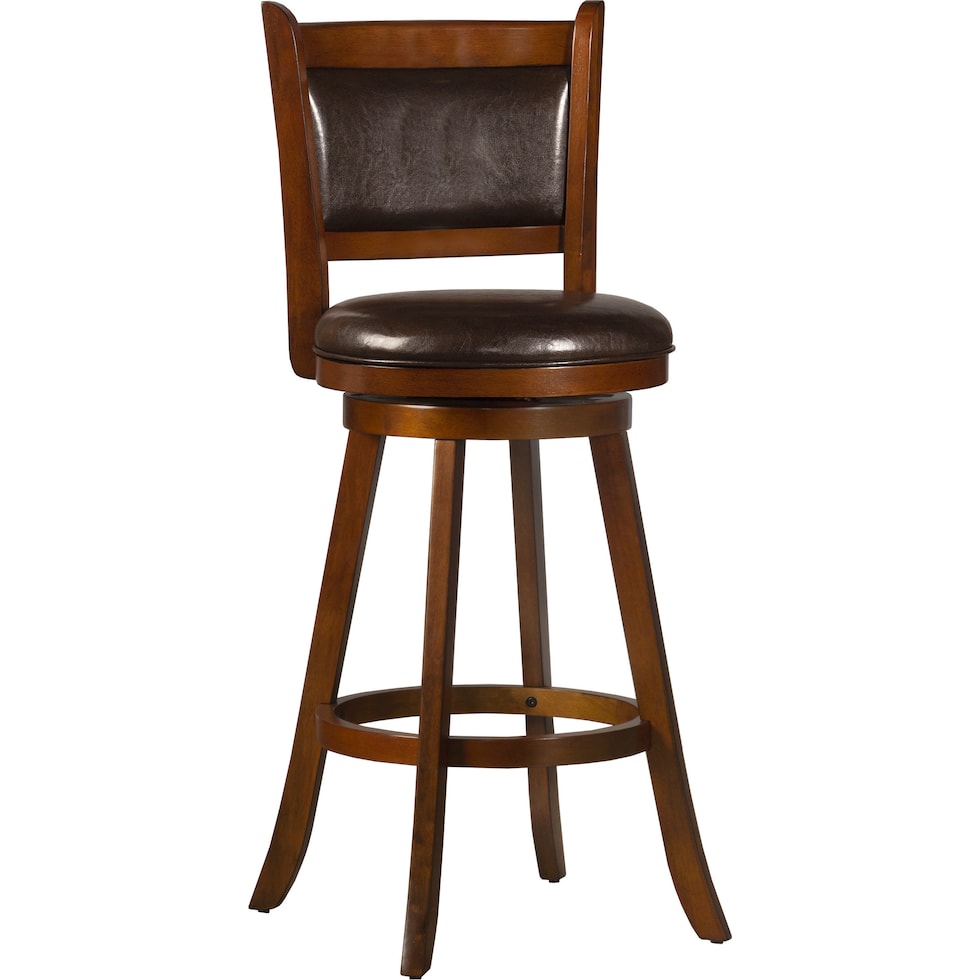 brickelle dark brown bar stool   