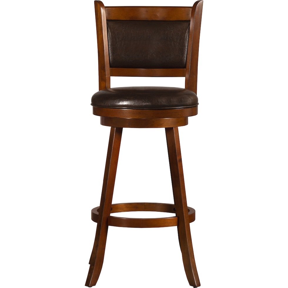 brickelle dark brown bar stool   