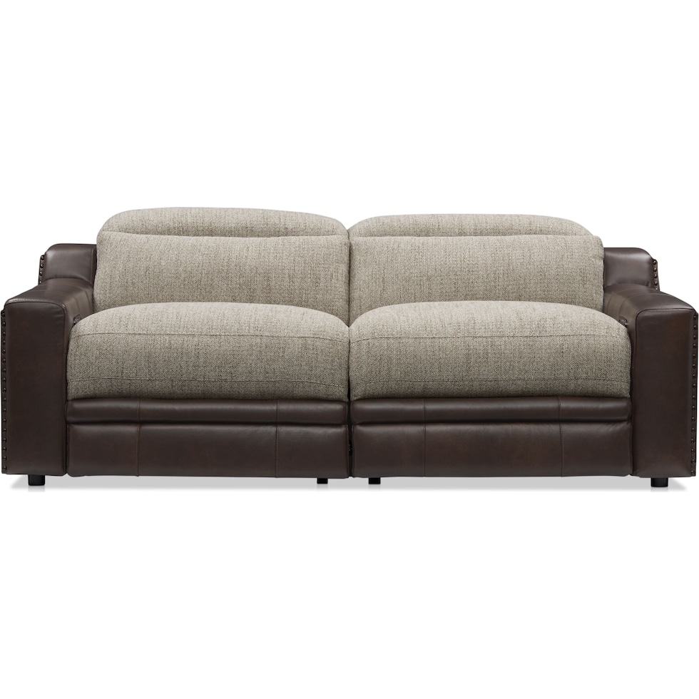 bridgeport dark brown sofa   