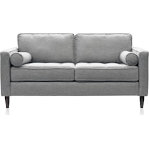 brie gray loveseat   