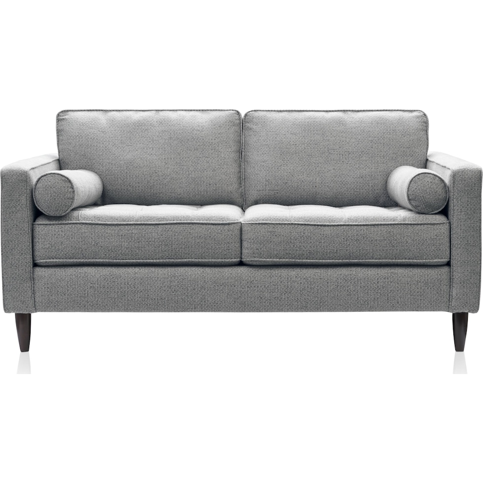 brie gray loveseat   