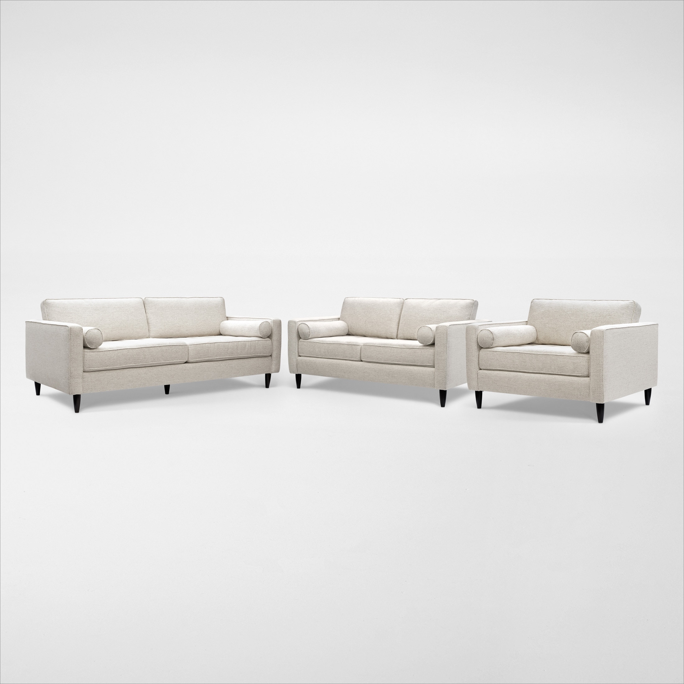 Brie Sofa, Loveseat And Chair And A Half Set 