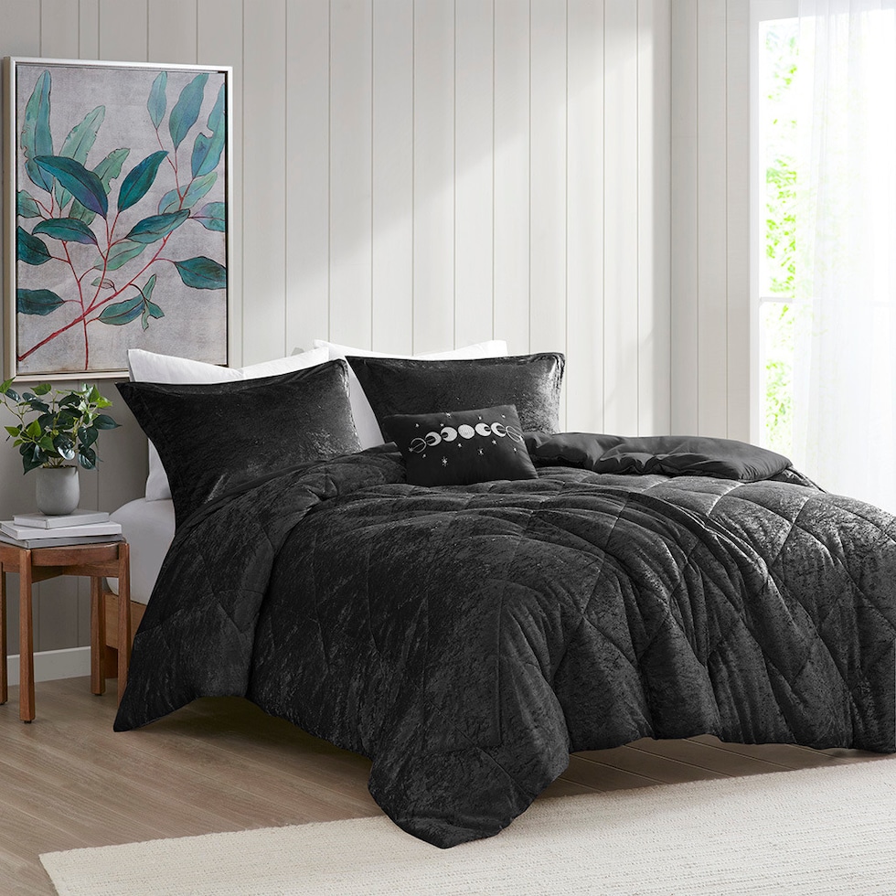 briella black twin twin xl bedding set   