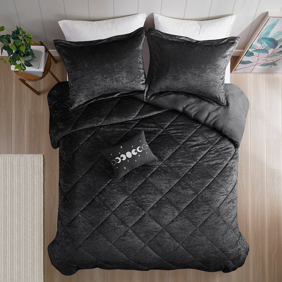 briella black twin twin xl bedding set   