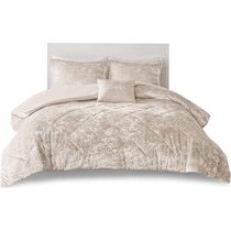 briella gold full queen bedding set   