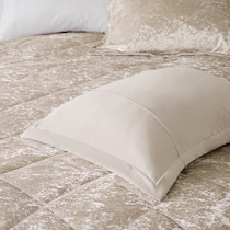 briella gold full queen bedding set   