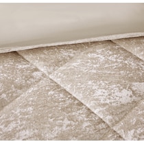 briella gold full queen bedding set   