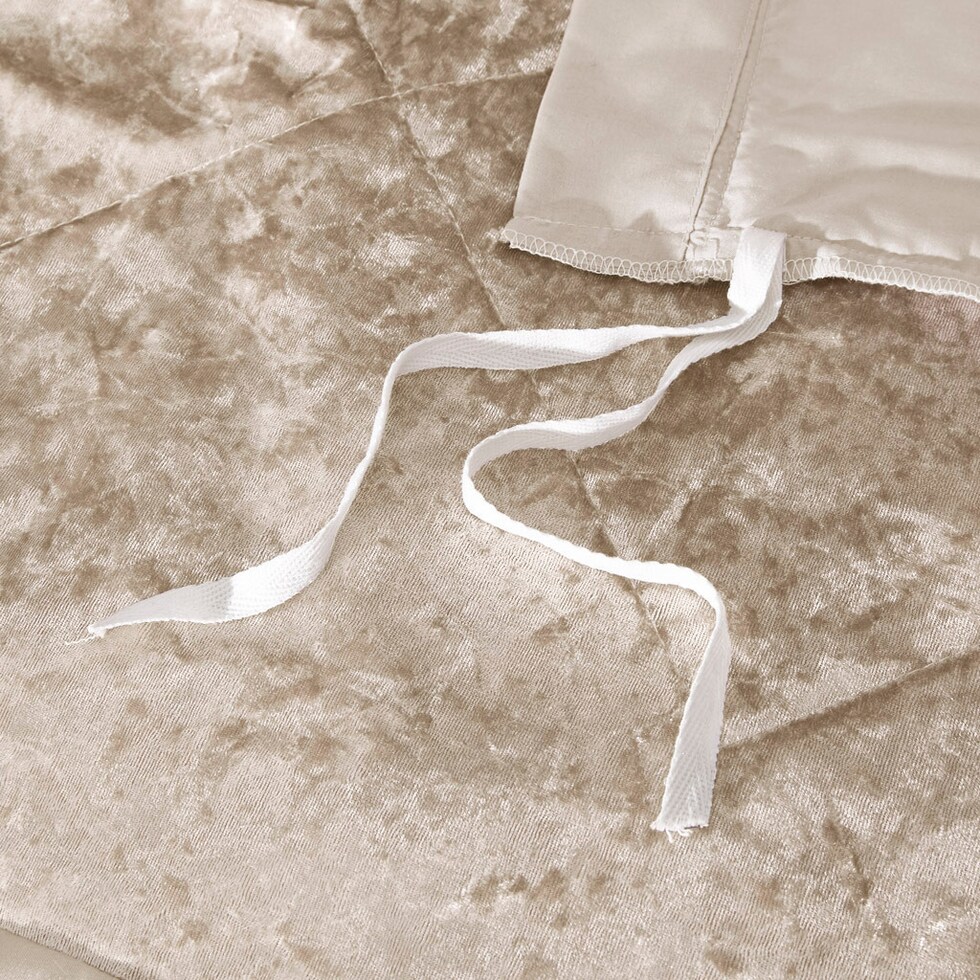 briella gold full queen bedding set   