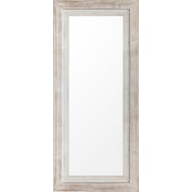 brielle white floor mirror   