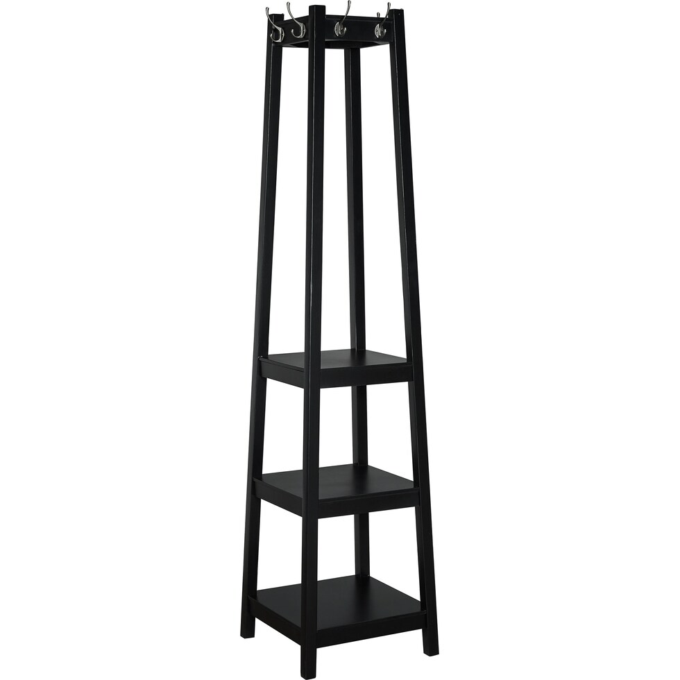 briggs black coat rack   