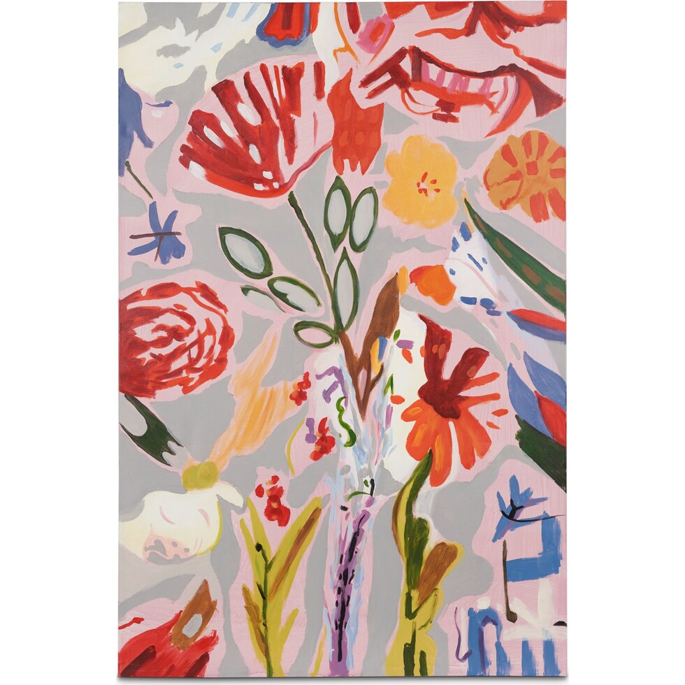 bright and bold multicolor wall art   