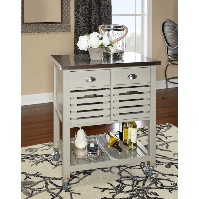 Accent and Occasional Furniture - Brighton Kitchen Cart