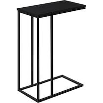 brigid black end table   