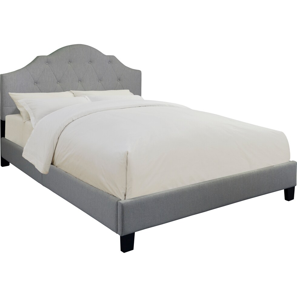 brigid gray full bed   
