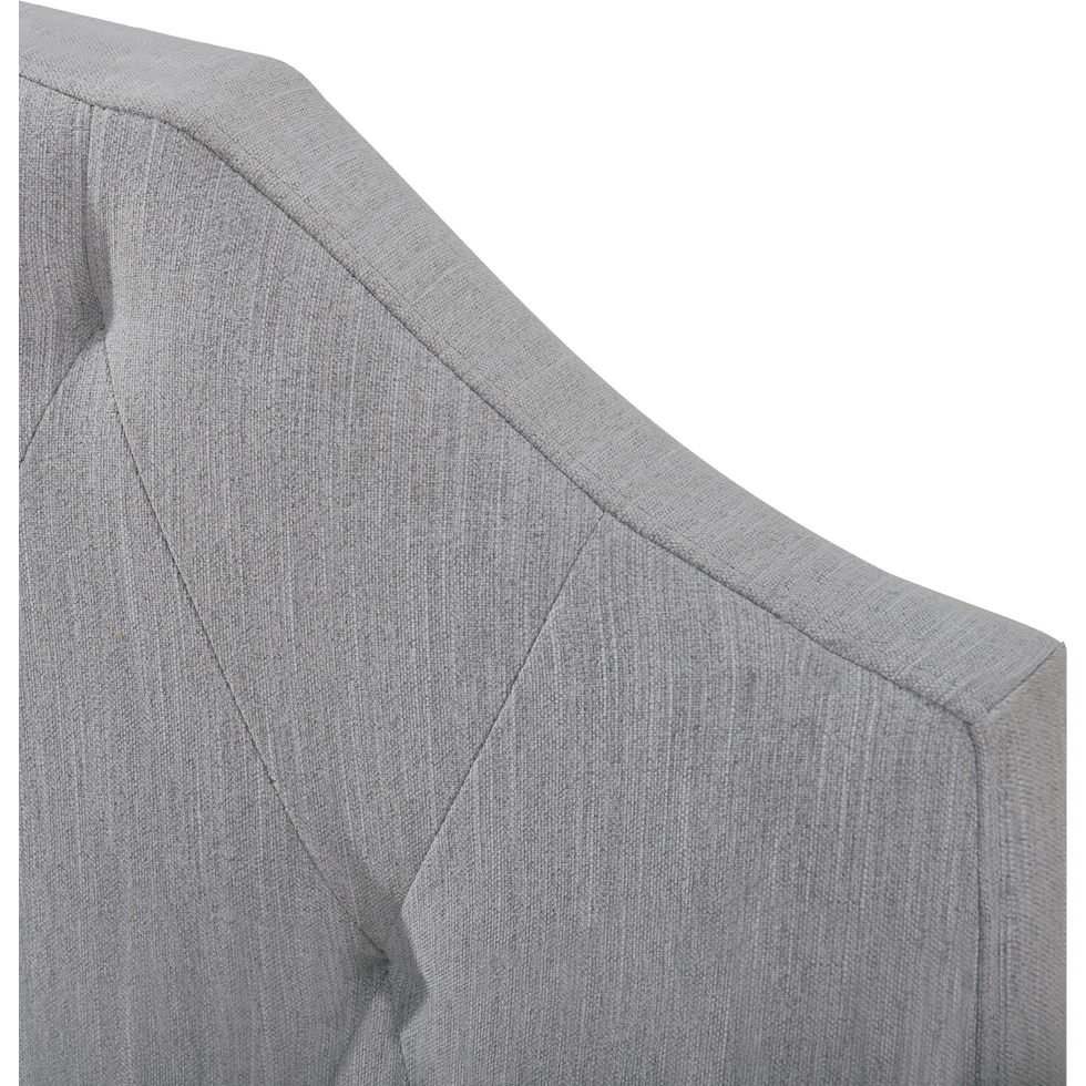 brigid gray twin bed   