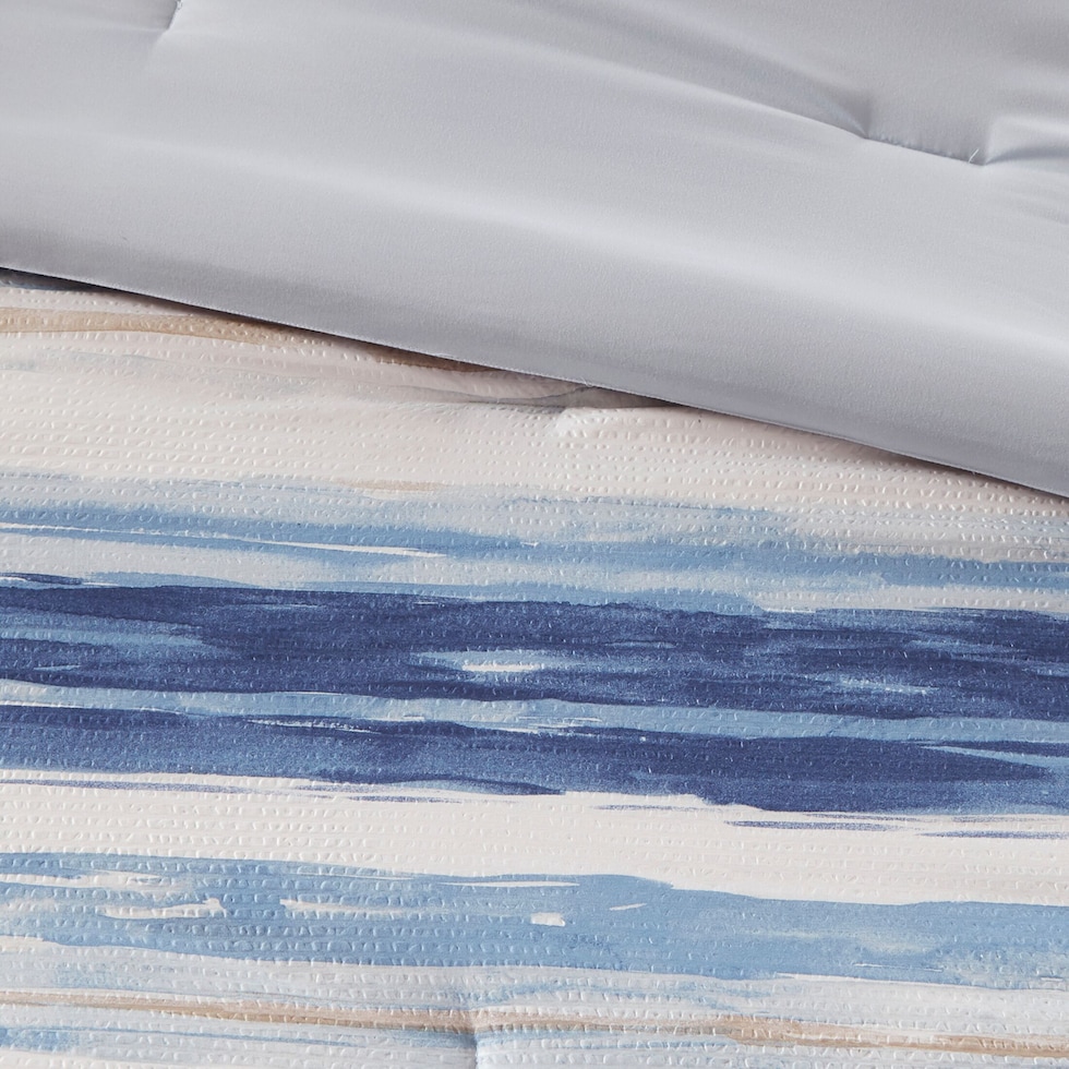 brimsley blue king bedding set   