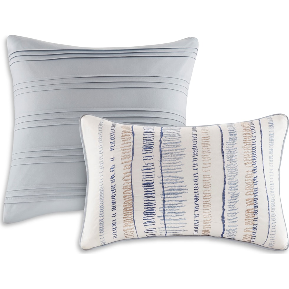 brimsley blue king bedding set   